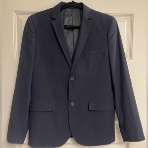 Men’s H&M Navy Suit Slim Fit Size 40R, Pants size 33R